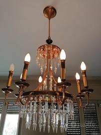 lampadario di cristallo