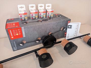 Faretti Led Orientabili + 5 Termovalvole Eqiva Q