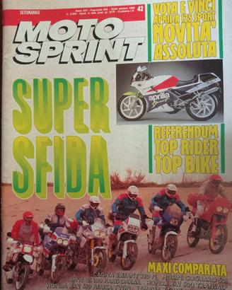 Rivista MOTOSPRINT numero 42 del 1989
