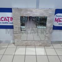 SPECCHIO QUADRATO CORN DORATA