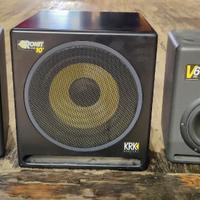 Coppia di Casse KRK Rokit V6 + Sub Rokit 10s