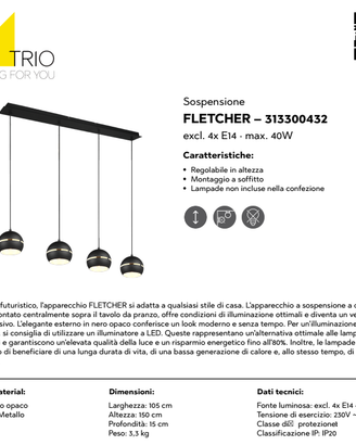 Lampada da cucina (a sospensione)