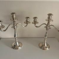 Candelabri 6 fiamme in argento
