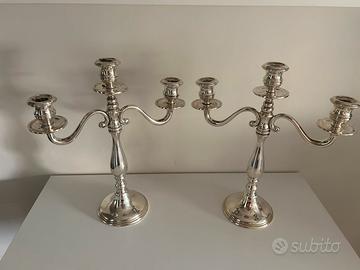 Candelabri 6 fiamme in argento