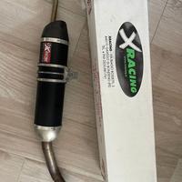 Scarico Xracing per fantic 125 4t omologato euro 5