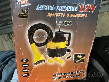 Mini bidone aspirapolvere 12 volt