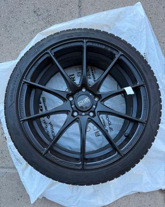 Kit gomme e cerchi oz racing formula HLT 18 5x112