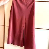 Gonna longuette con spacco