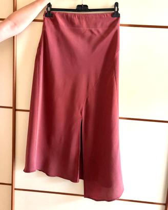 Gonna longuette con spacco