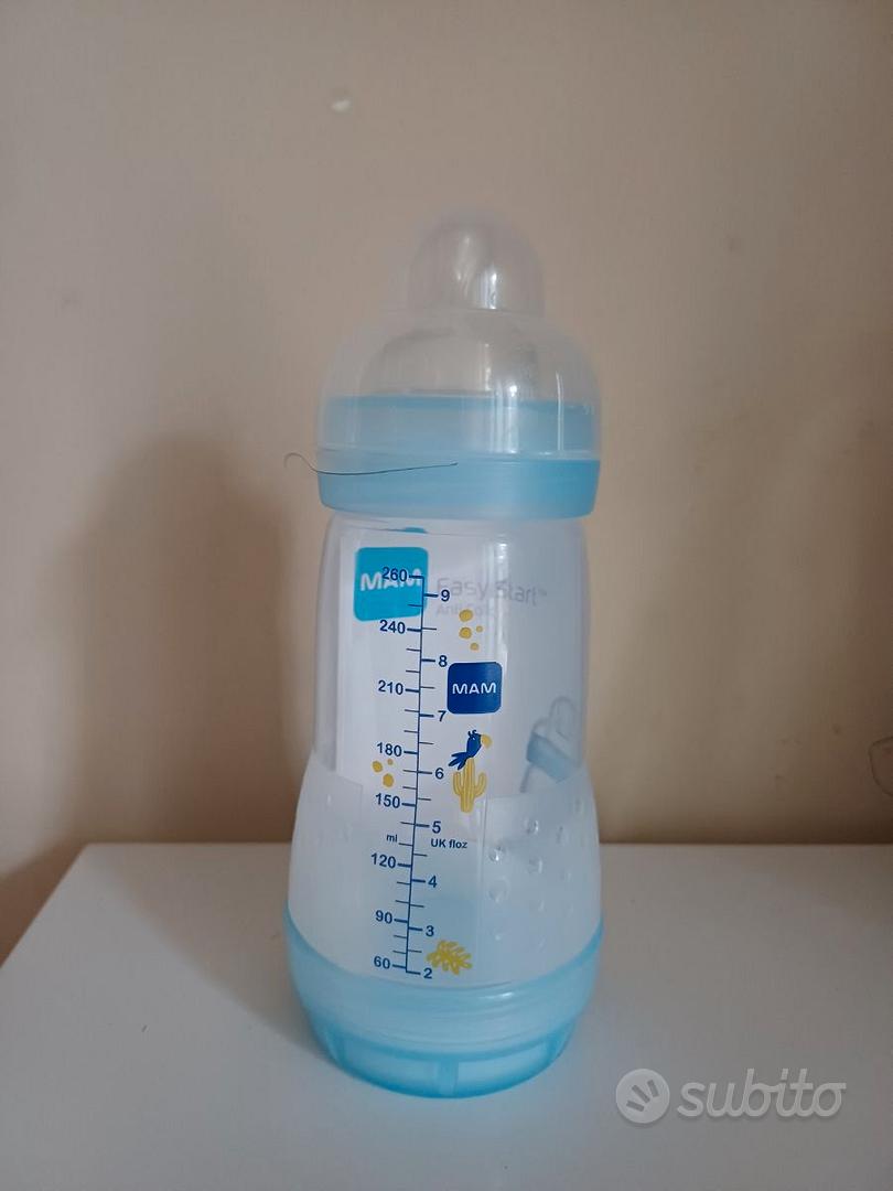 Biberon anticolica MAM Easy Start 260 ml azzurro - Tutto per i bambini In  vendita a Como