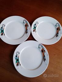 3 piatti piccoli serie Picasso