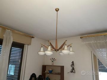 lampadario modernariato