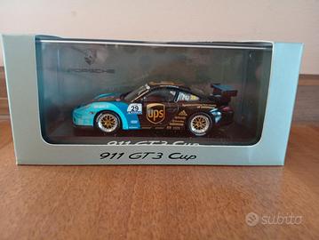 Porsche 911 GT3 Cup – Miniature 1/43 Minichamps – Voiture De Sport Marron – Modèle Réduit Métal – Collection