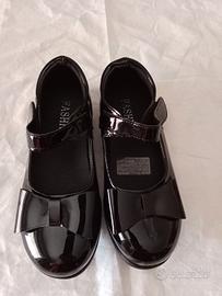 scarpe bambina Mary Jane vernice nera nuove n34