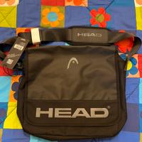 Borsa Tracolla HEAD Messenger Bag - Nuova - Nero