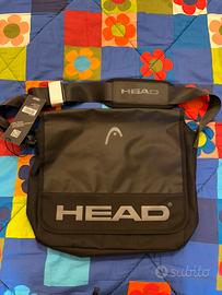 Borsa Tracolla HEAD Messenger Bag - Nuova - Nero