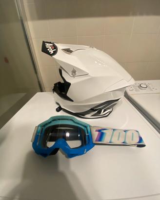 Casco Airoh con mascherina 100%
