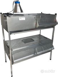 Gabbia Riscaldata Allevatrice + Gabbia Svezzamento