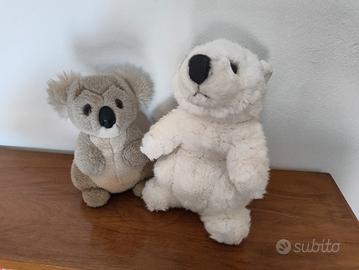 Peluches koala e orsetto
