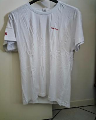 T-Shirt Bianca "Light First Community" Taglia L