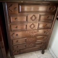 Settimino in legno, Cassettiera con 7 cassetti