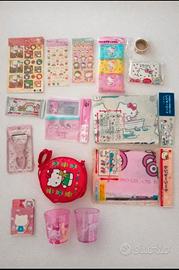 Lotto articoli Hello Kitty Sanrio originali nuovi