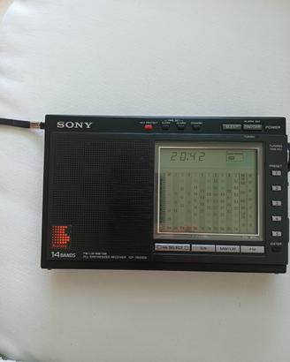Sony -ICF-7600FA-Radio Multibanda Vintage -funzion