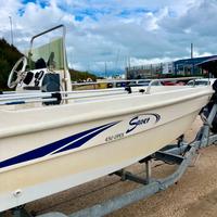 Barca Saver 4,50m motore Yamaha 25hp