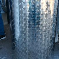 Fusto acciaio inox 18/10 per olio lt 500