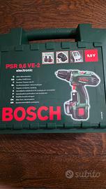 Trapano avvitatore Bosch PSR VE2 e compressore PAG