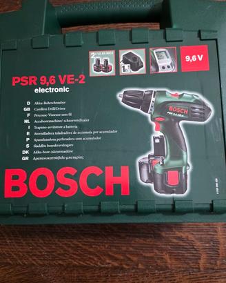 Trapano avvitatore Bosch PSR VE2 e compressore PAG