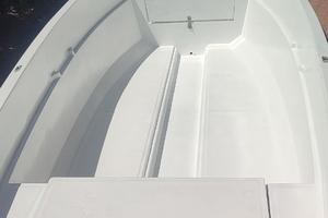 Barca in vetroresina 4,40 m con motore Honda 10 c