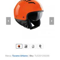 Casco nuovo jet Tucano
