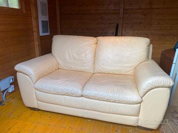 Divano in pelle 2 posti Chateau D'ax