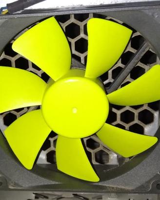 Ventola PC da 12V giallo fluo