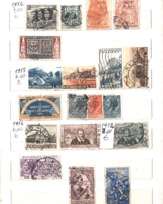 - Album francobolli Italia 1952 - 2006 - 549 usati