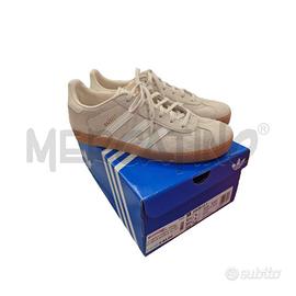 SCARPE D ADIDAS GAZELLE BEIGE RIGHE BNC