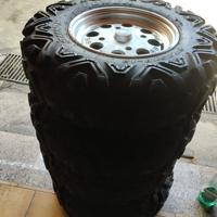 4 gomme con cerchio per quad  can am