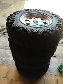 4 gomme con cerchio per quad  can am