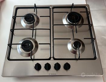 Piano cottura gas Bosch acciaio inox