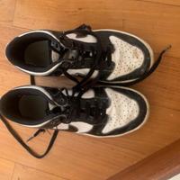 Nike Dunk low nere e bianche