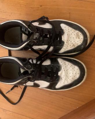 Nike Dunk low nere e bianche