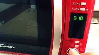 Candy CMXG20DR Microonde con Grill e App Cook-in, 20 Litri, 700 Watt,  Funzione Scongelamento, Frequenza 50 Hz, Libera Installazione, 5 Livelli di  Potenza, 44x35,75x25,9 cm, Rosso : : Casa e cucina