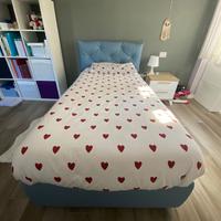 Letto singolo con contenitore 