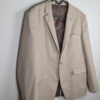 blazer uomo frappoli elegante beige veste L 