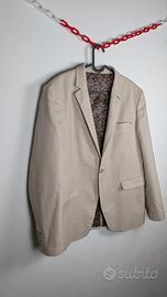blazer uomo frappoli elegante beige veste L 