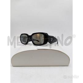 OCCHIALI PRADA NERI LENTE SPECCHIO
