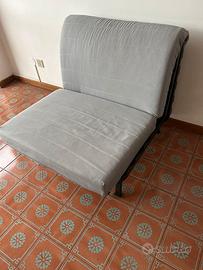 Poltrona letto singolo sfoderabile