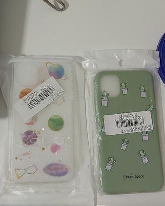 2 Cover Pack in Silicone per Iphone11
