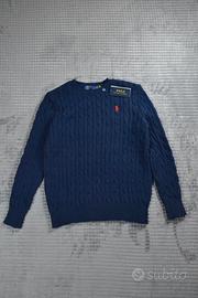 Maglione Polo Ralph Lauren tagli M in cotone blu